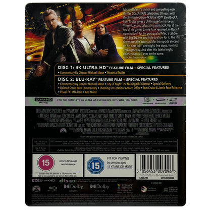 Collateral 4K + Blu-Ray Steelbook - 20th Anniversary Edition