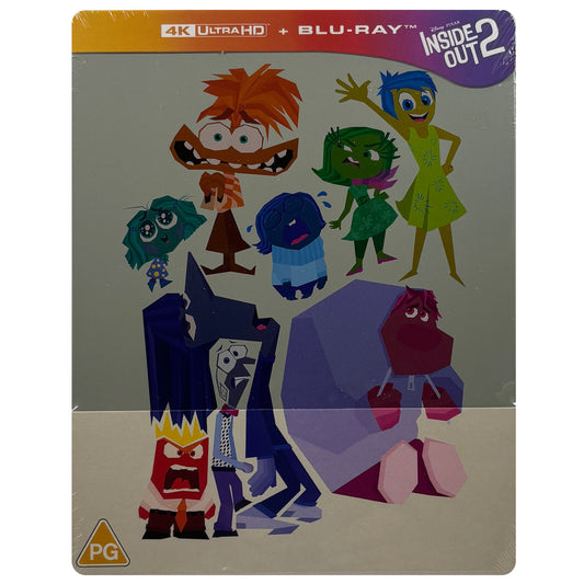 Inside Out 2 4K + Blu-Ray Steelbook