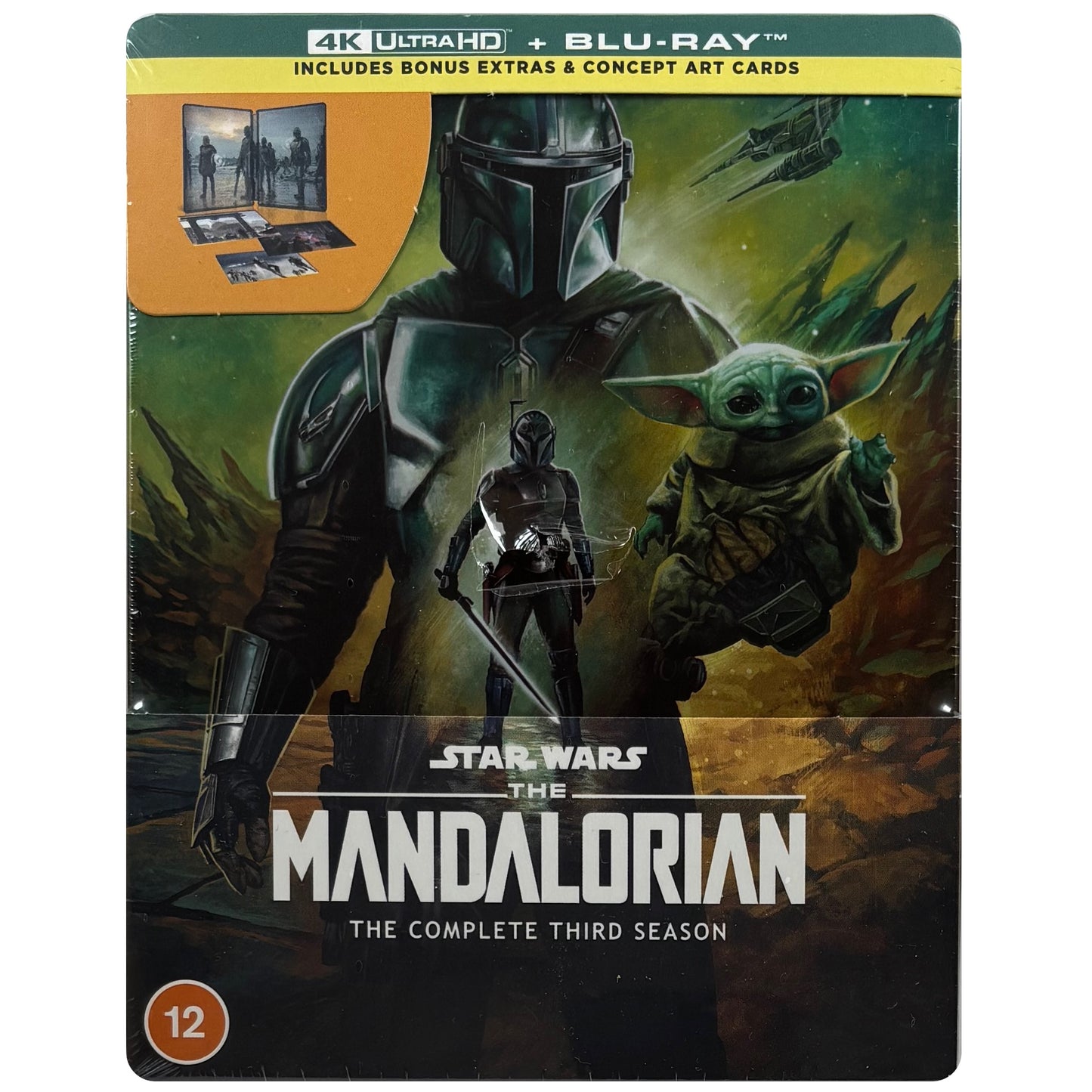 The Mandalorian Season 3 4K Steelbook - Collector's Edition **Scratched Front Cover**