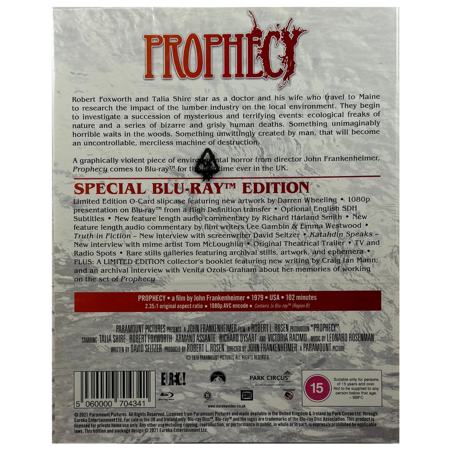 Prophecy Blu-Ray - Limited Edition