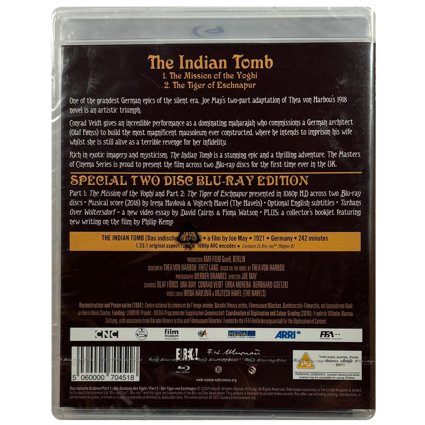 The Indian Tomb (Masters of Cinema #261) Blu-Ray