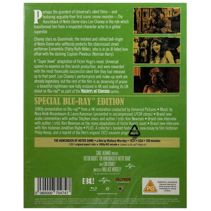 The Hunchback of Notre Dame (Masters of Cinema #270) Blu-Ray - Limited Edition