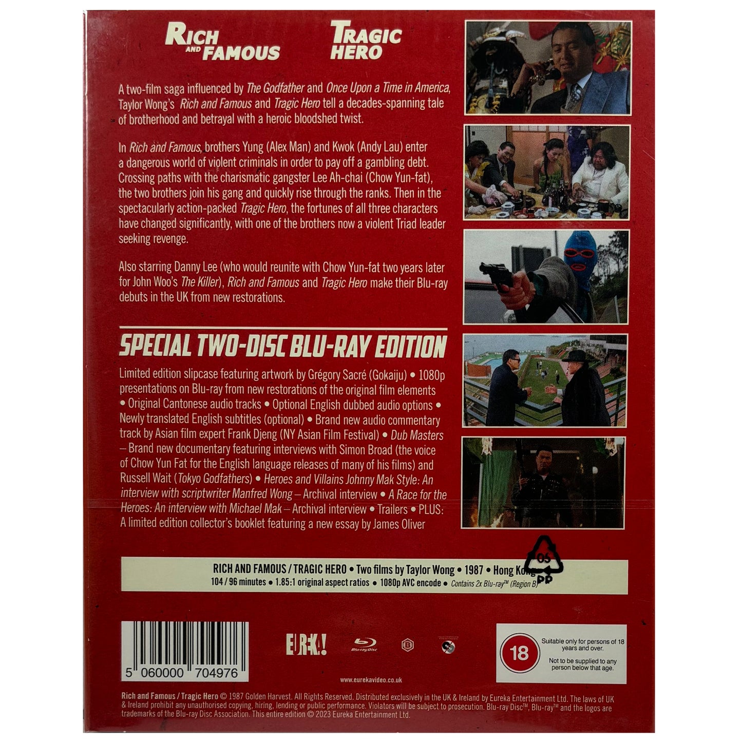 Rich and Famous and Tragic Hero Blu-Ray - Limited Edition