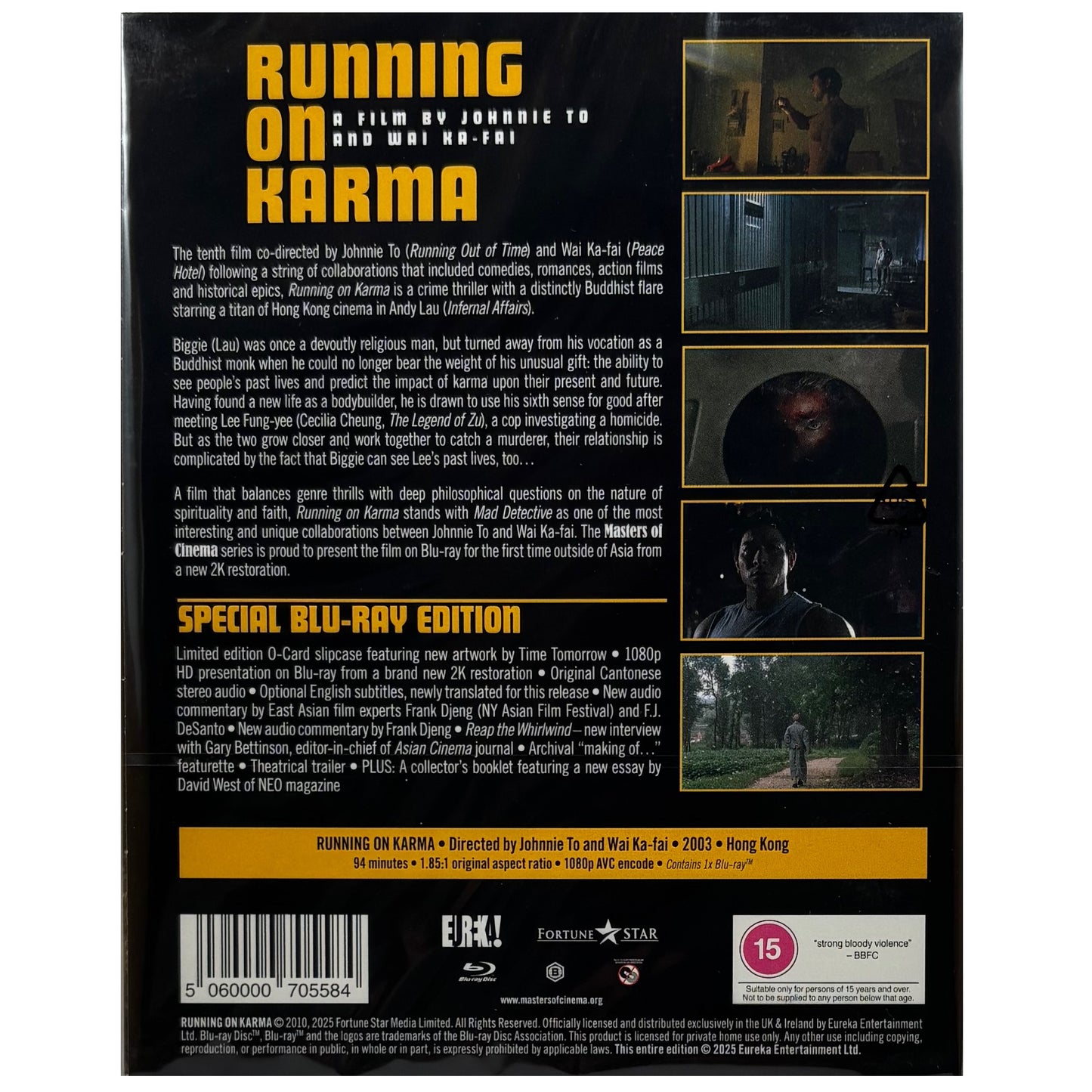 Running on Karma Blu-Ray (Masters of Cinema #302) - Limited Edition