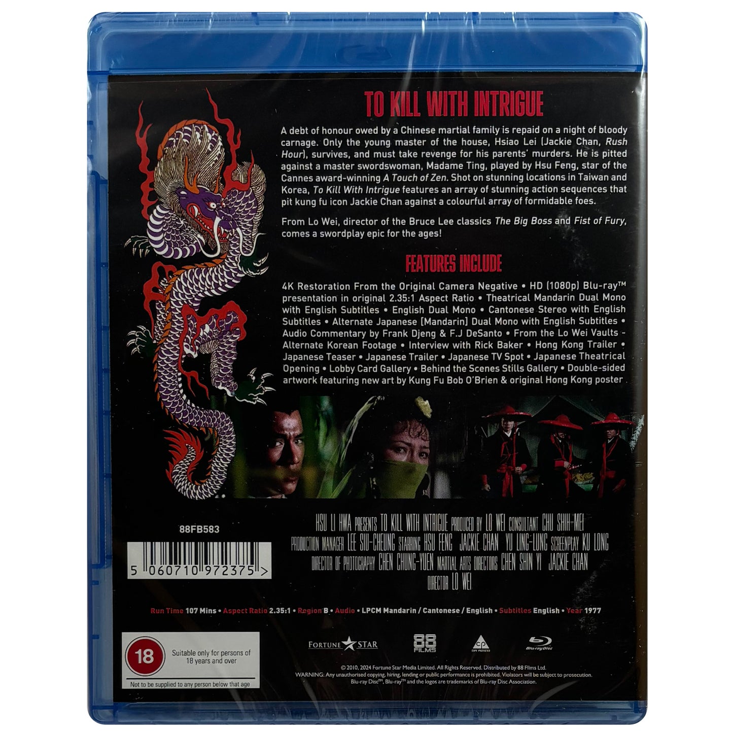 To Kill with Intrigue Blu-Ray