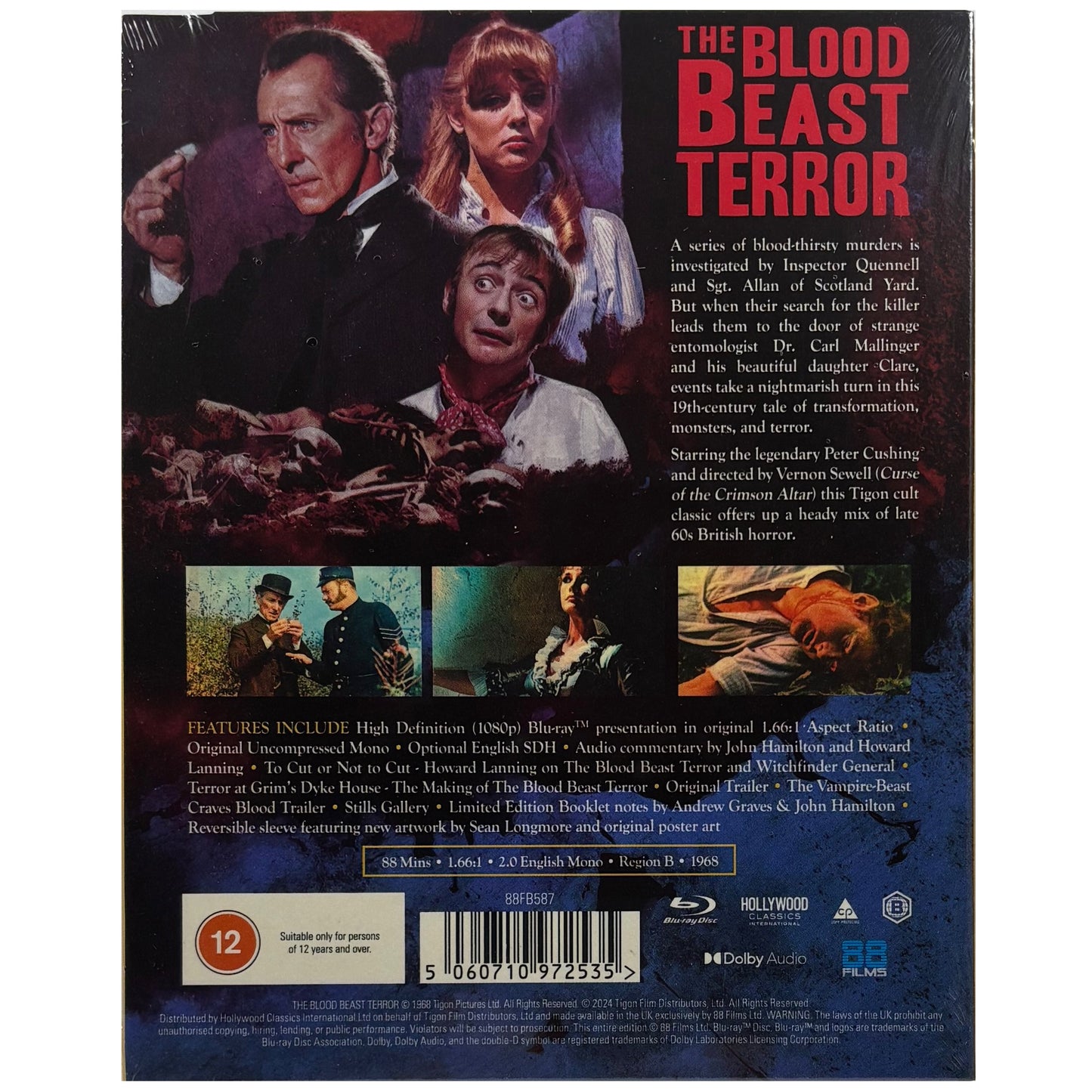 The Blood Beast Terror Blu-Ray - Limited Edition