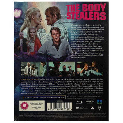 The Body Stealers Blu-Ray - Limited Edition **Small dent on Slipcover**