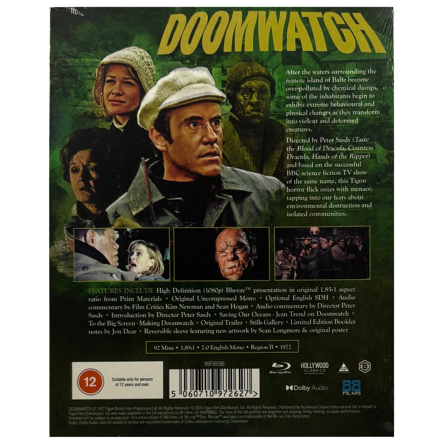 Doomwatch Blu-Ray - Limited Edition