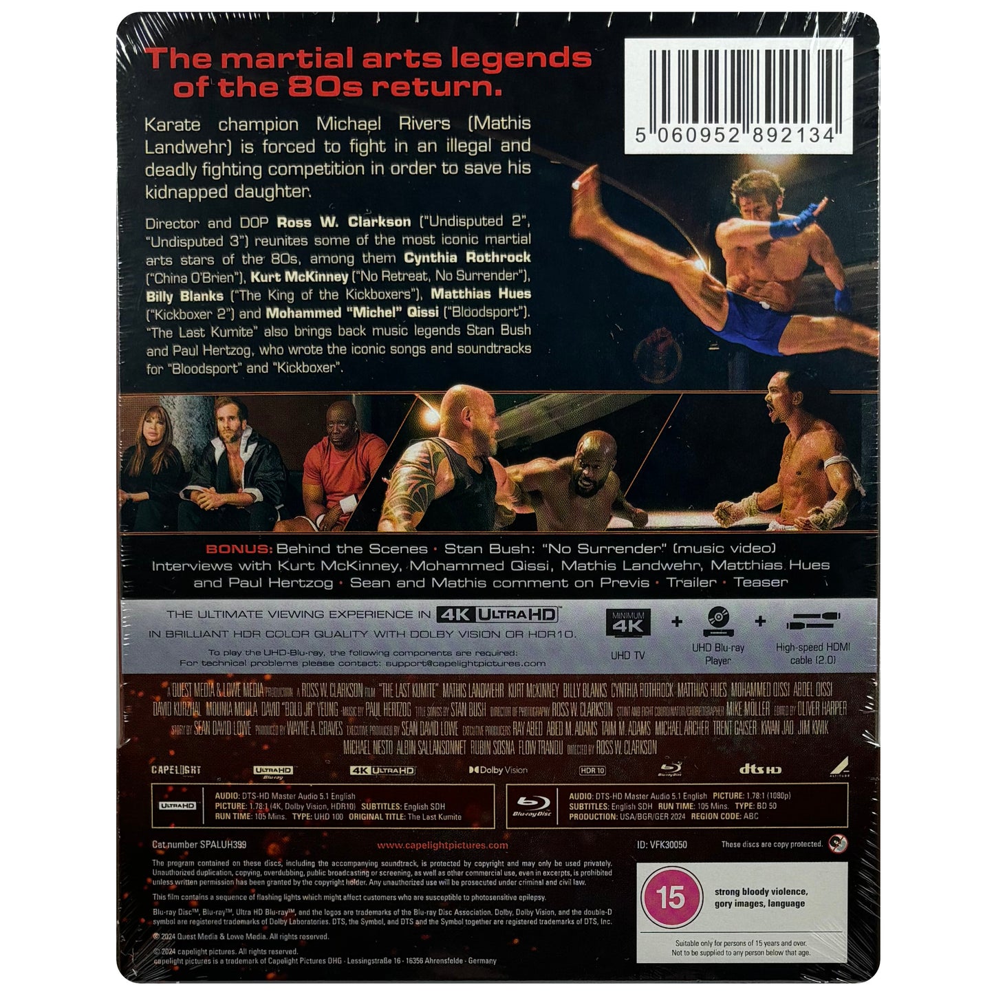 The Last Kumite 4K + Blu-Ray Steelbook