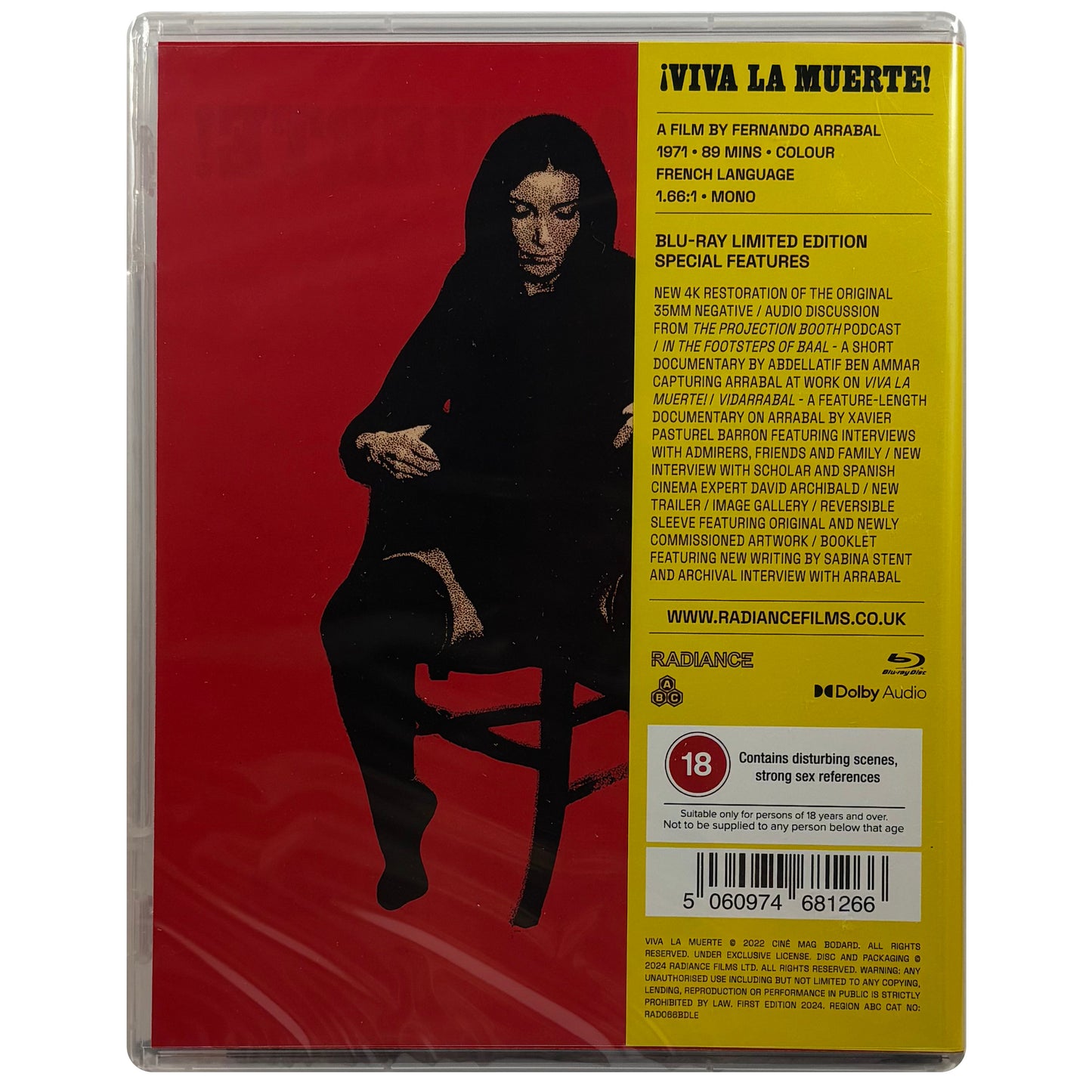 Viva la muerte Blu-Ray - Limited Edition