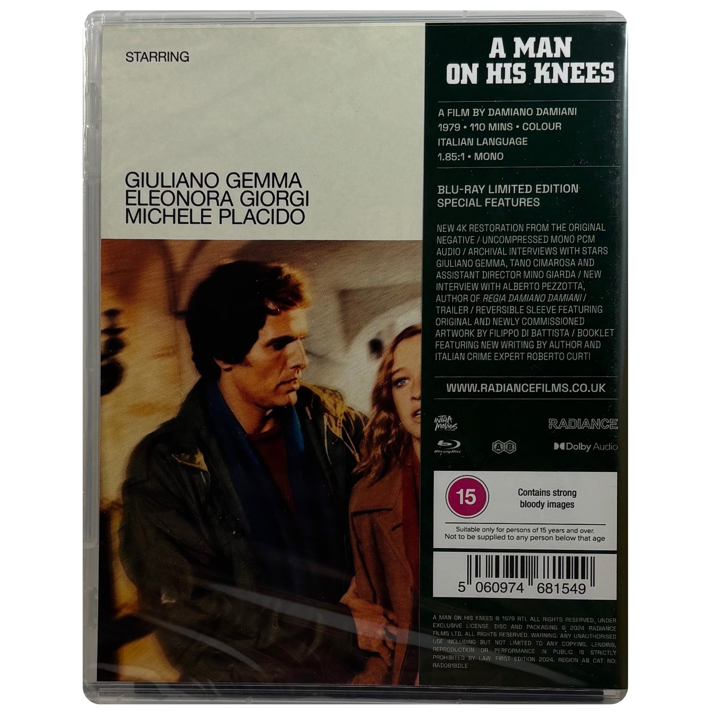 A Man on His Knees Blu-Ray - Limited Edition