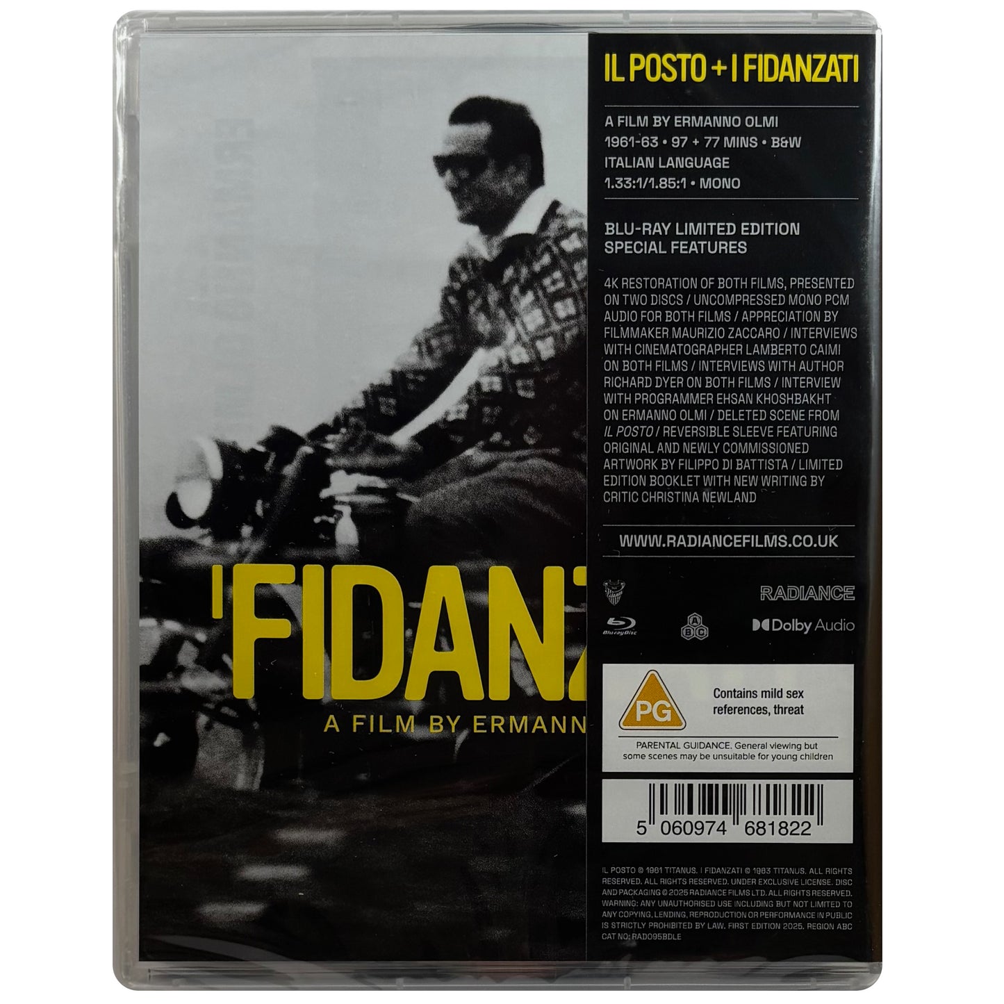 Il posto + I fidanzati Blu-Ray - Limited Edition