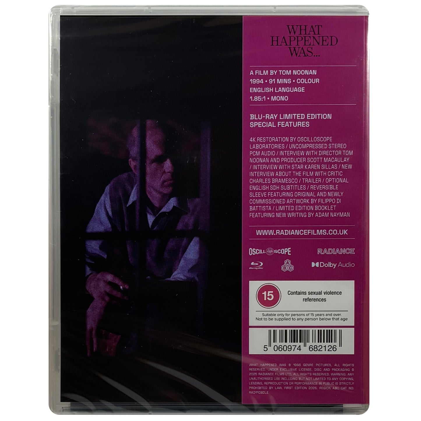 What Happened Was... Blu-Ray - Limited Edition