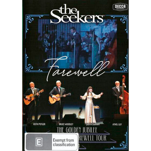 The Seekers: Farewell - The Golden Jubilee Australian Farewell Tour 2013 DVD