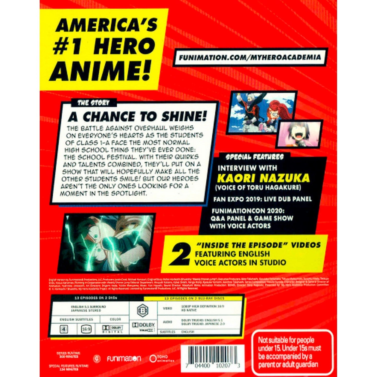 My Hero Academia: Season 4 - Part 2 Blu-Ray + DVD