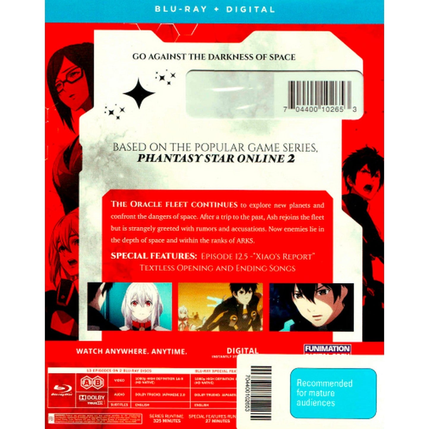 Phantasy Star Online 2: Episode Oracle - Season 1 Part 2 Blu-Ray