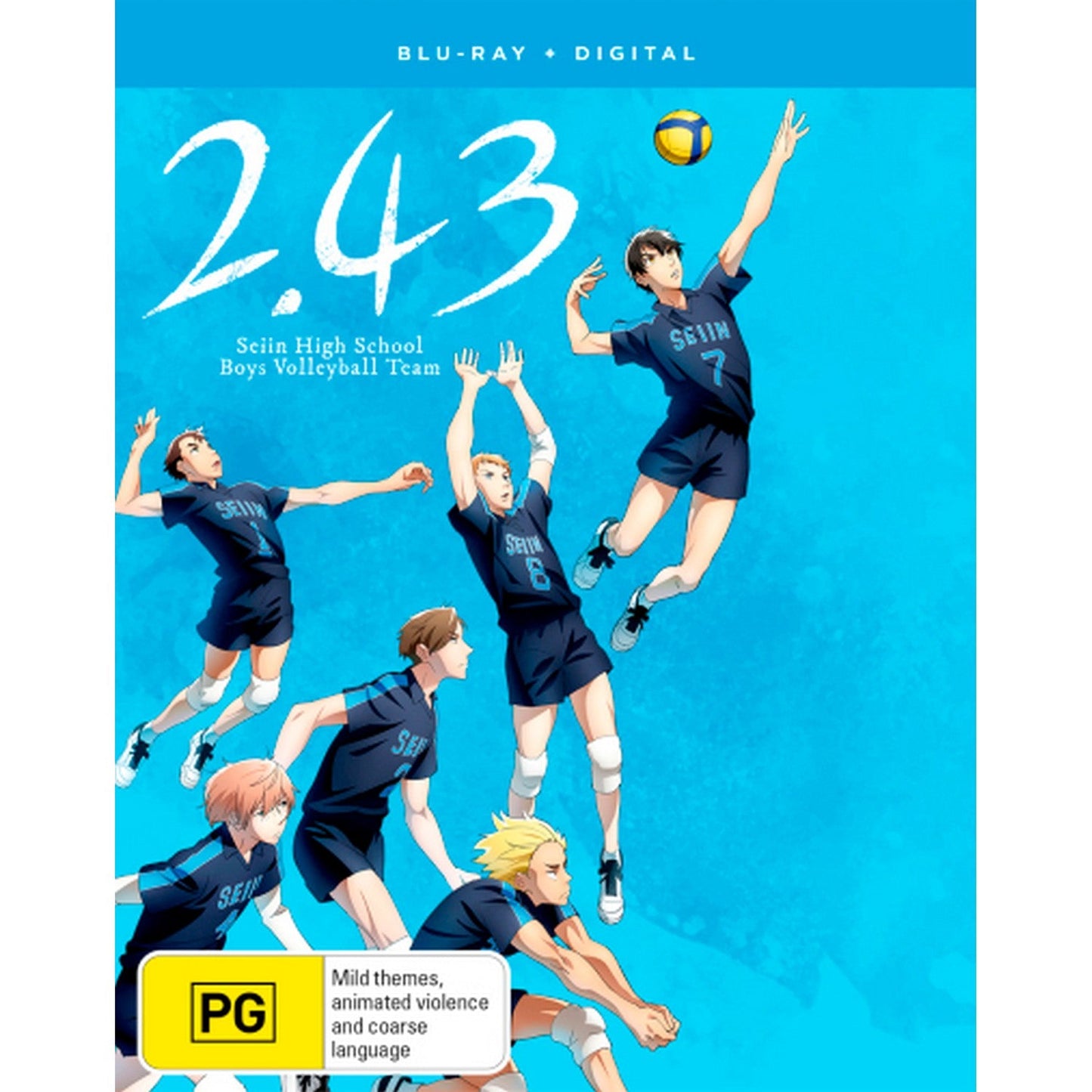 2.43 Seiin High School Boys Volleyball Team: The Complete Season Blu-Ray