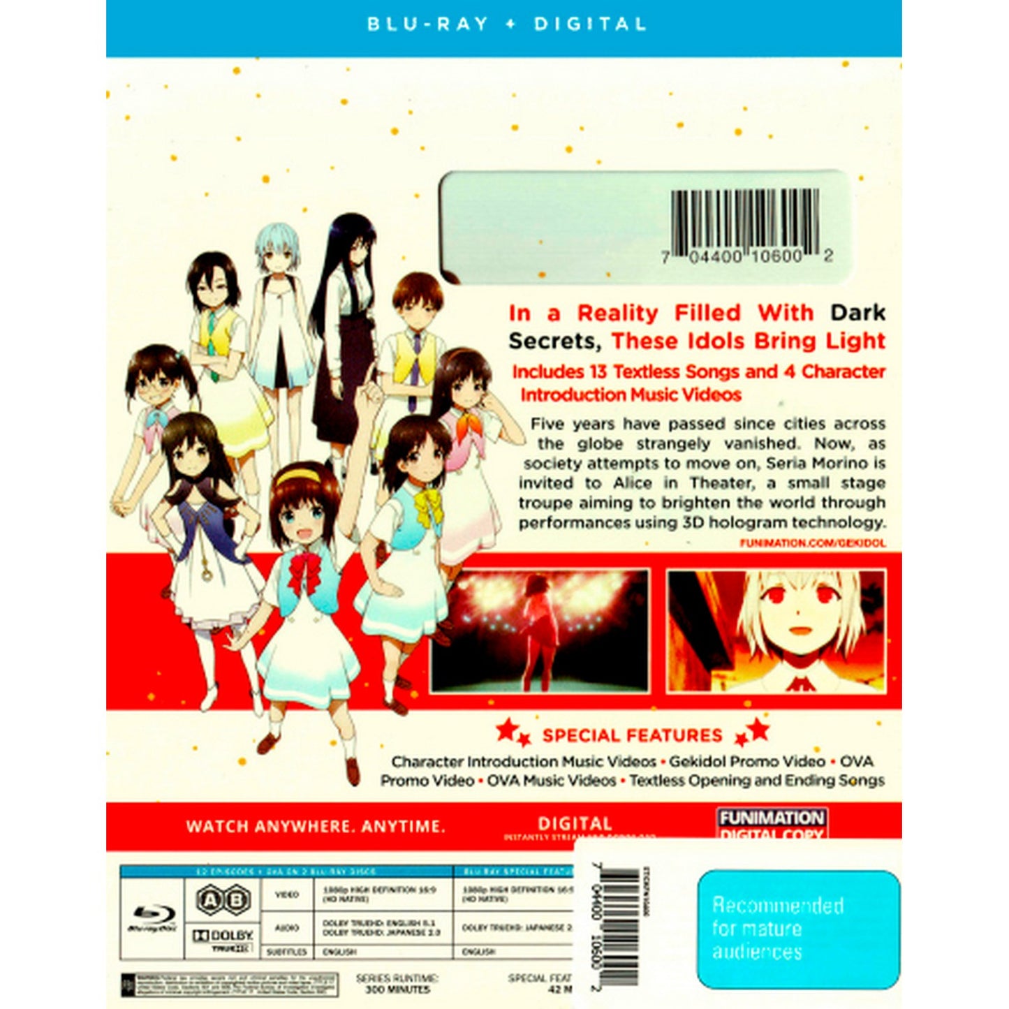 Gekidol: The Complete Season Blu-Ray