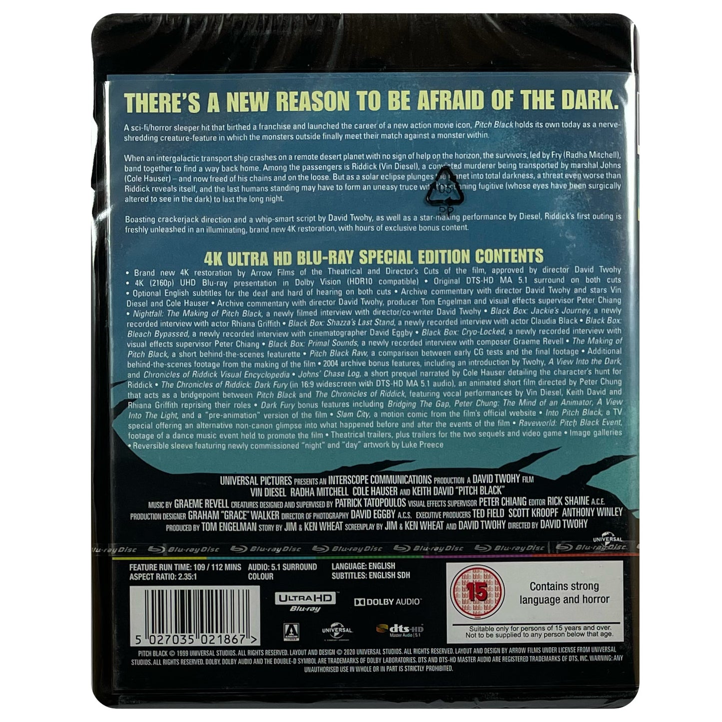 Pitch Black 4K UltraHD Blu-Ray