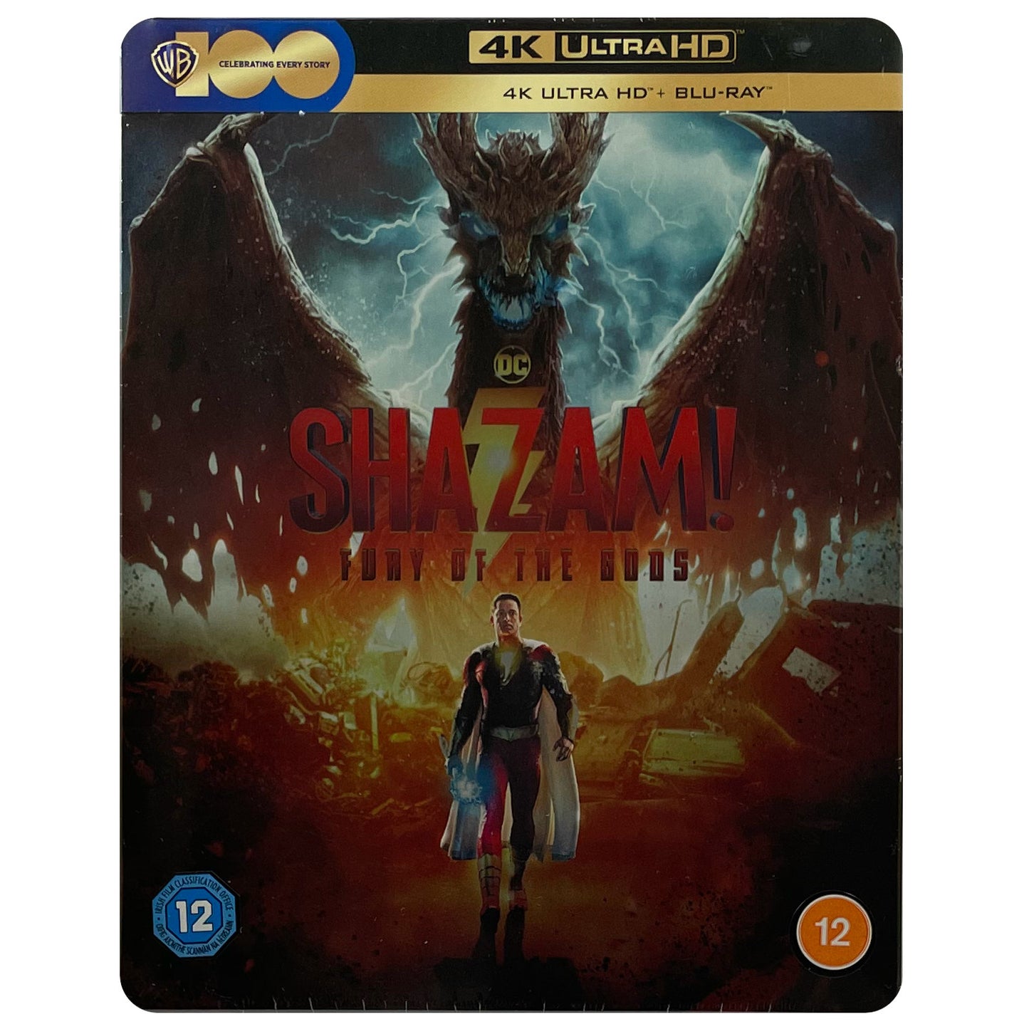 Blu Ray Shazam! Fury Of The Gods 4K Ultra Hd Steelbook - ¡Shazam