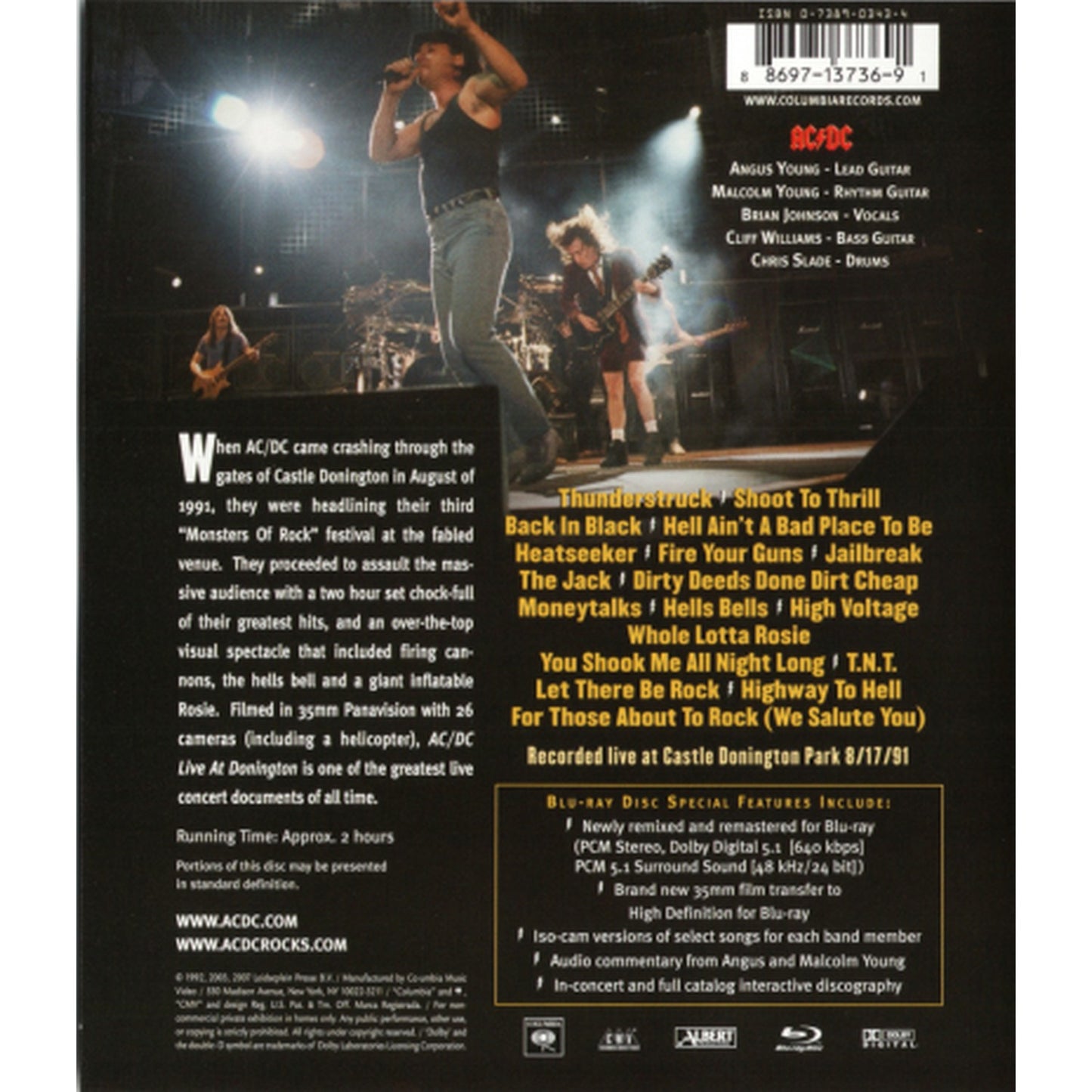 AC/DC: Live at Donington Blu-Ray