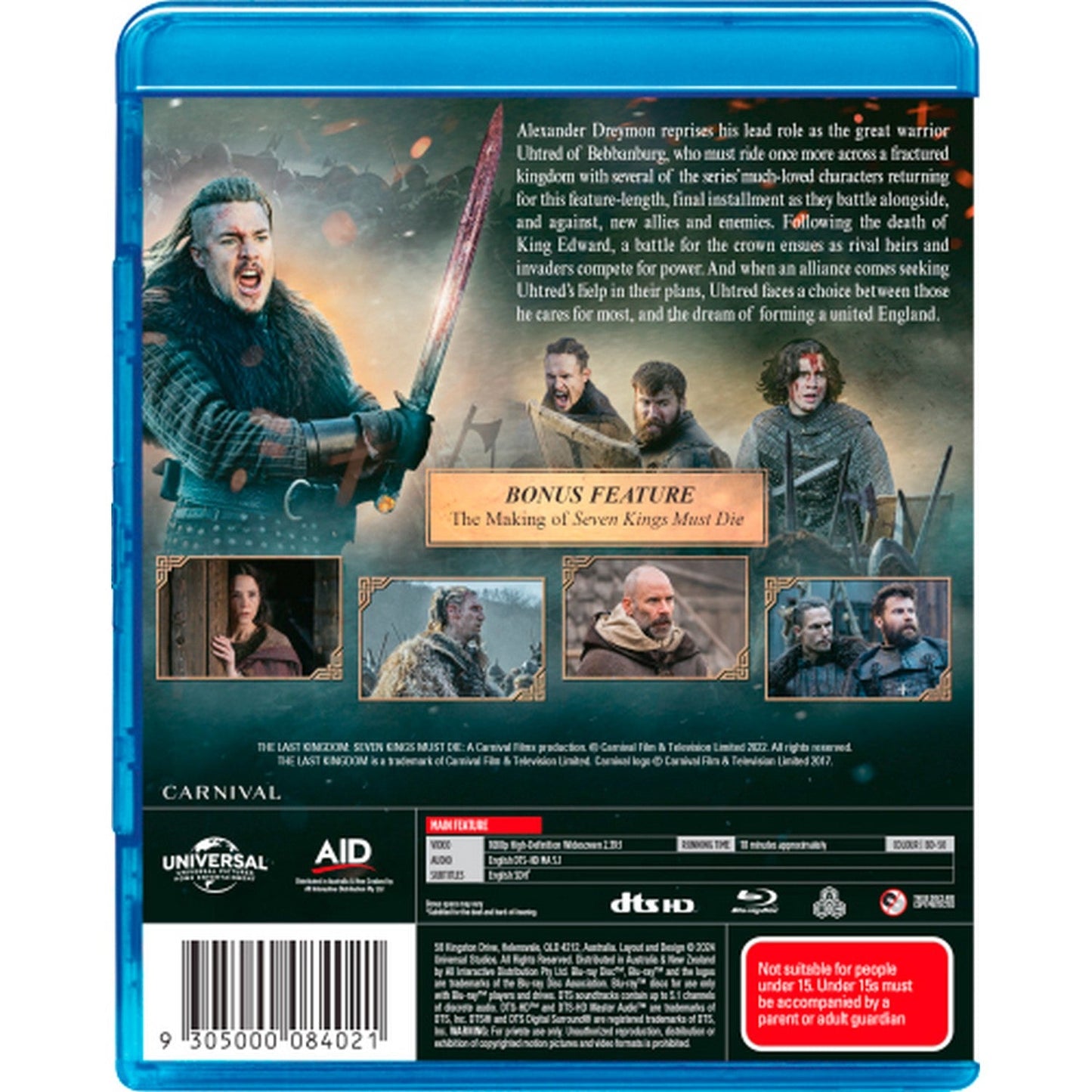 The Last Kingdom: Seven Kings Must Die Blu-Ray