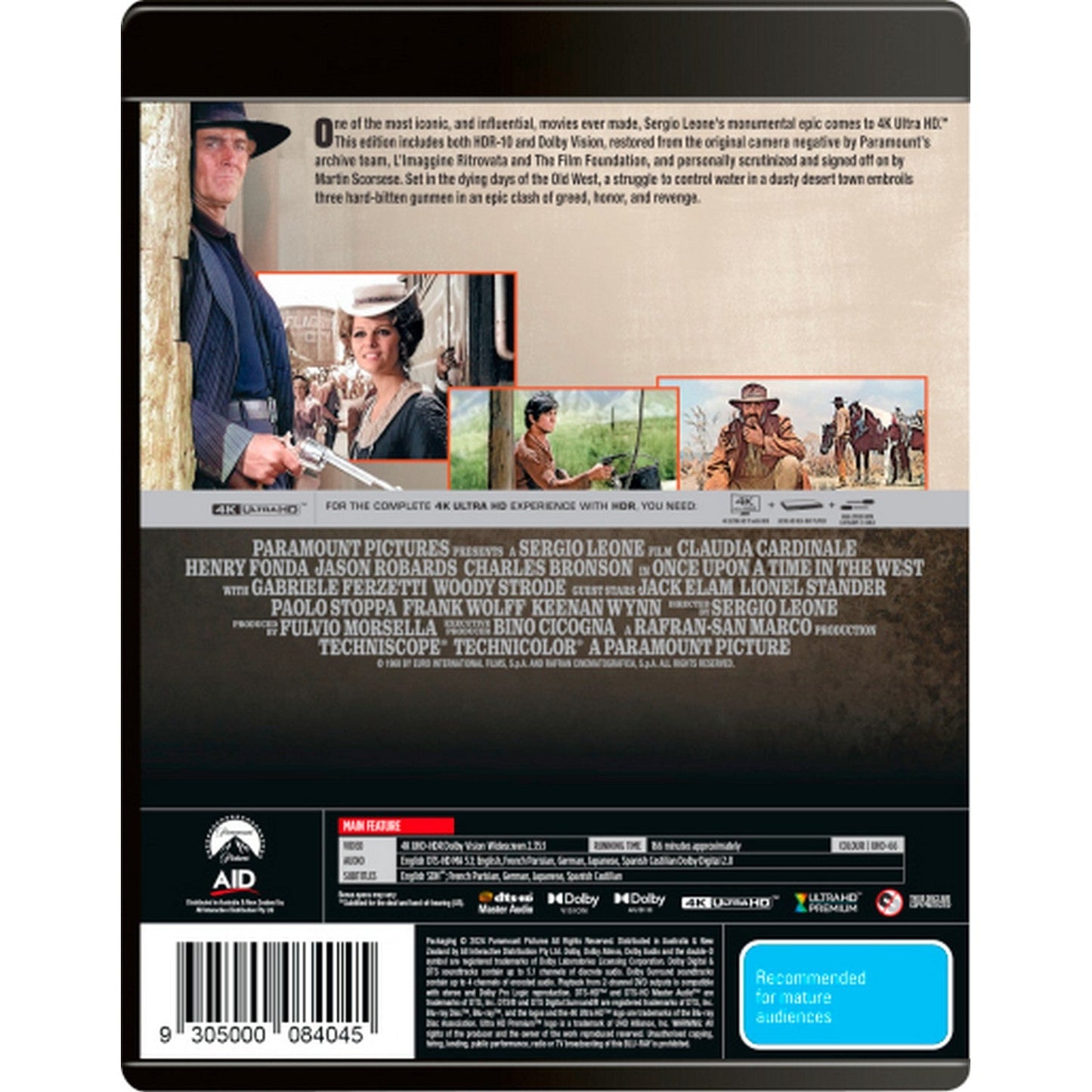 Once Upon a Time in the West 4K UltraHD