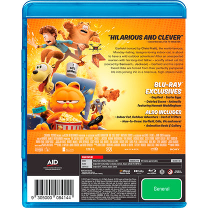 The Garfield Movie Blu-Ray