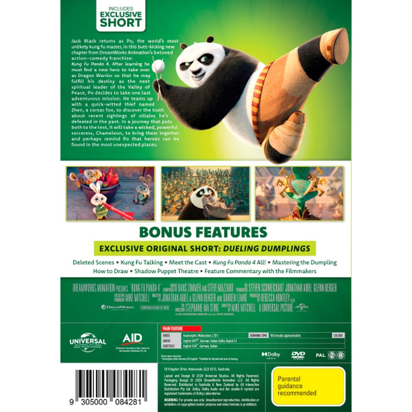 Kung Fu Panda 4 DVD