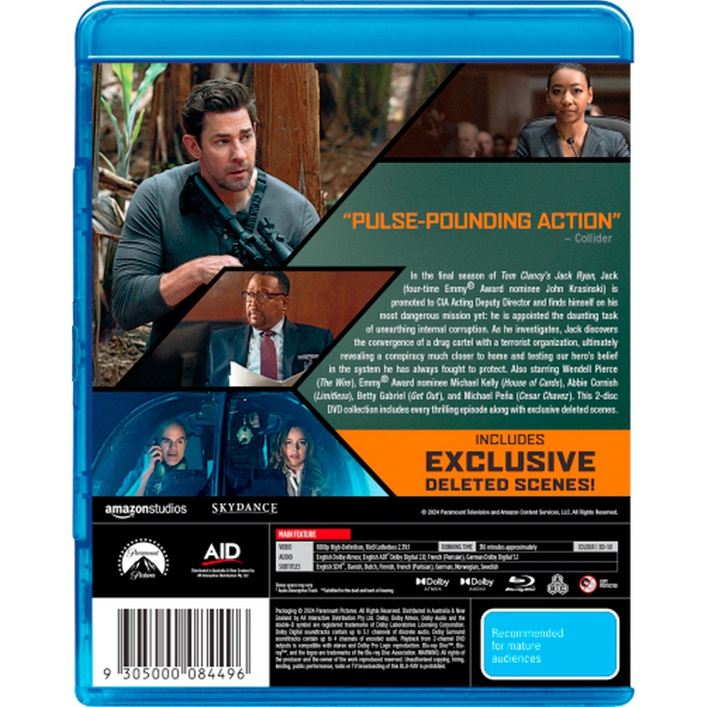 Tom Clancy's Jack Ryan: Season 4 (The Final Season) Blu-Ray