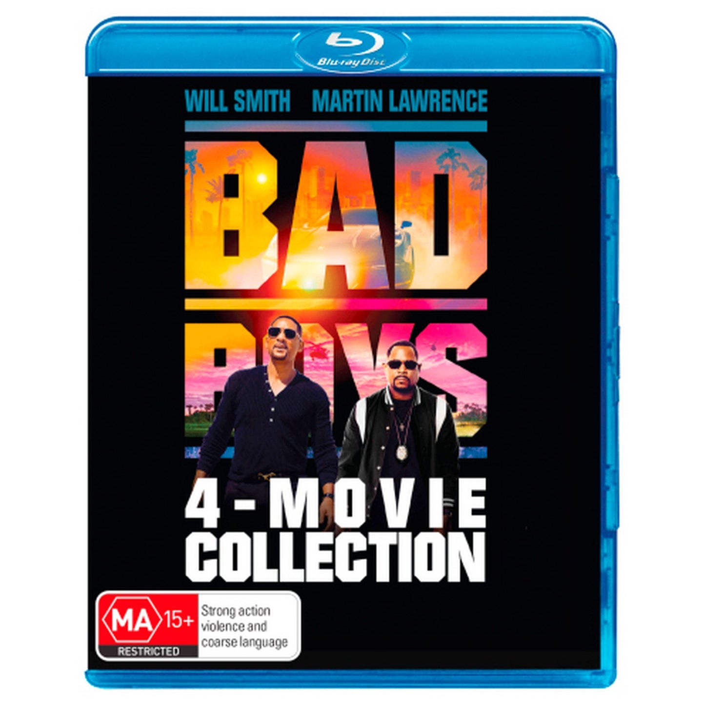 Bad Boys: 4-Movie Collection (Bad Boys / Bad Boys II / Bad Boys For Life / Bad Boys: Ride or Die) Blu-Ray Box Set