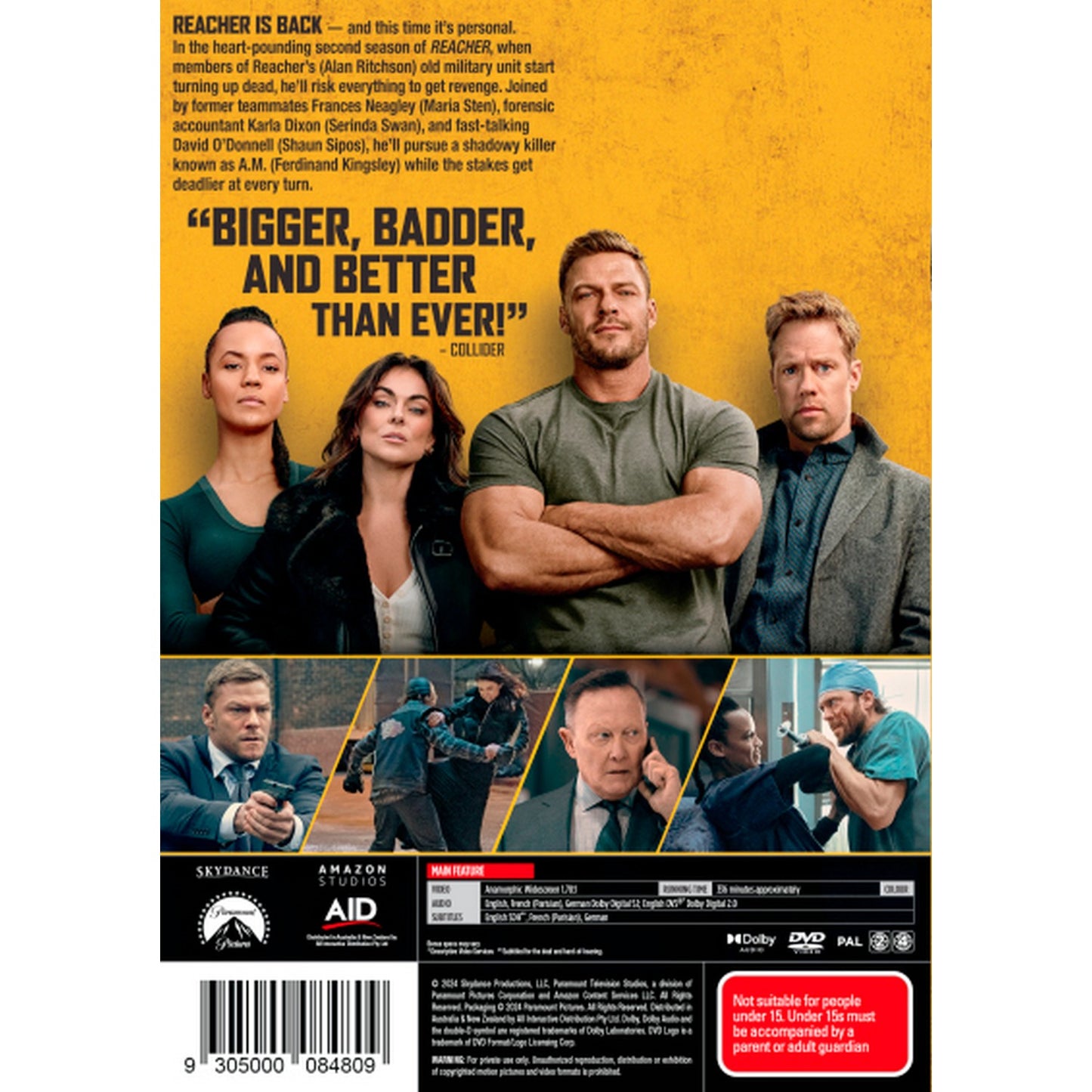 Reacher: Season 2 DVD