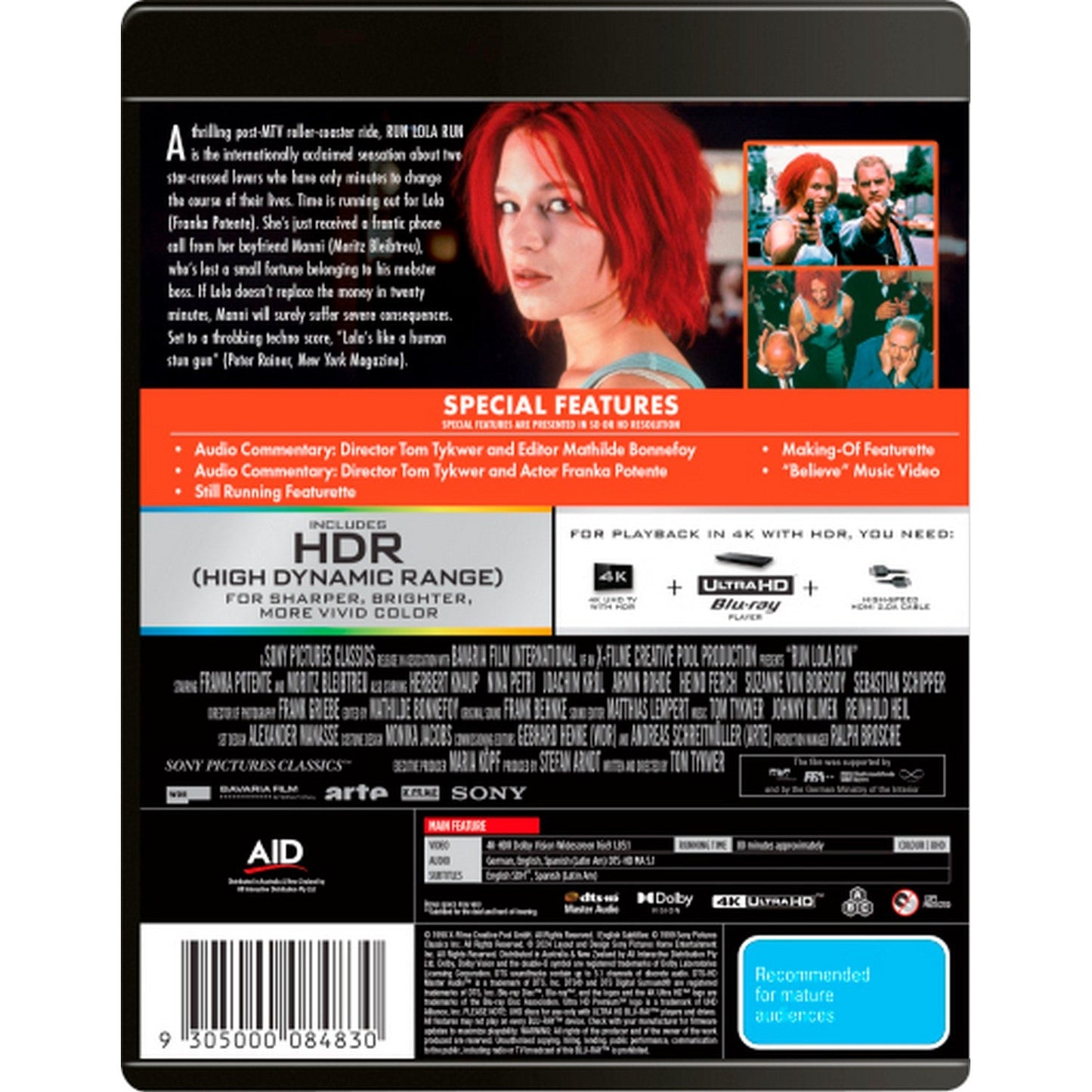 Run Lola Run 4K UltraHD