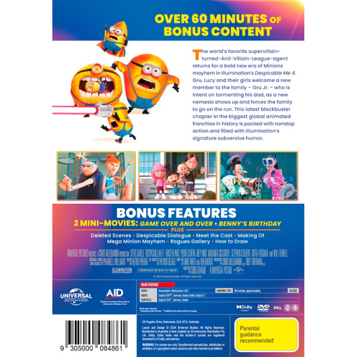 Despicable Me 4 DVD