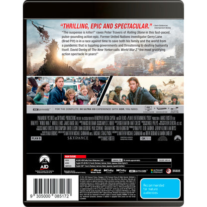 World War Z 4K UltraHD