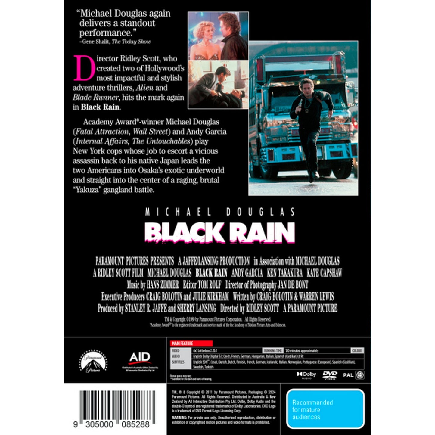 Black Rain DVD