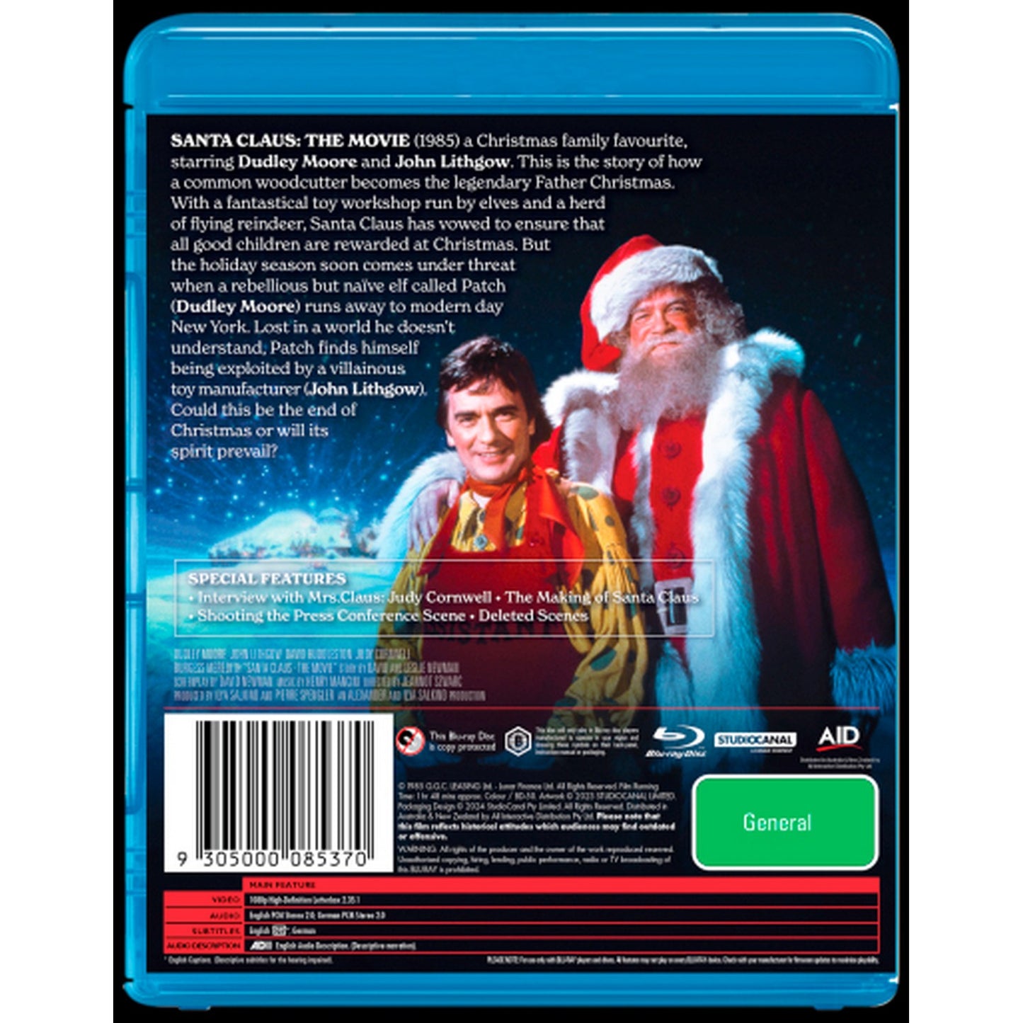 Santa Claus: The Movie Blu-Ray