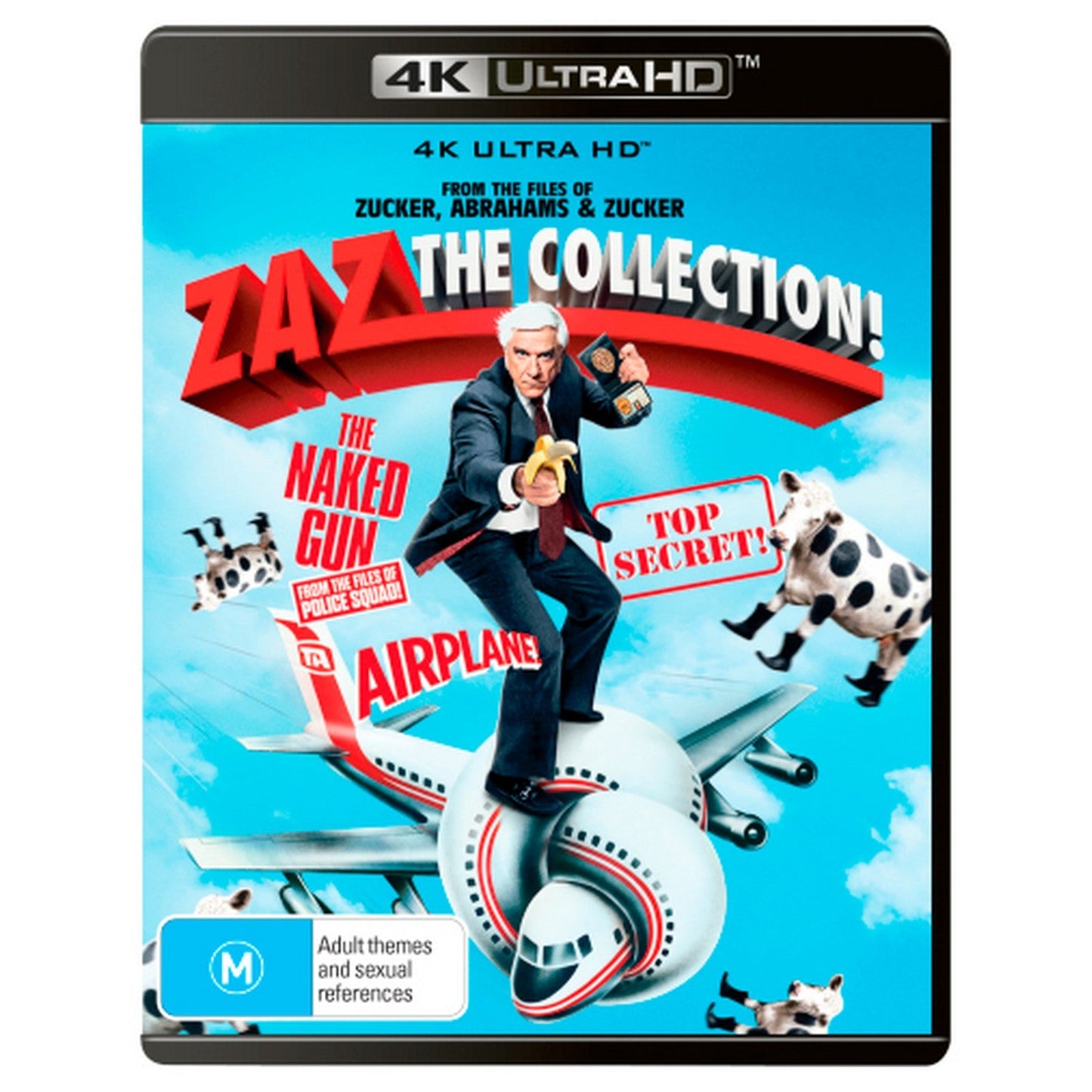 ZAZ: The Collection! (Airplane! / Top Secret! / The Naked Gun: From the Files of Police Squad!) 4K UltraHD Box Set