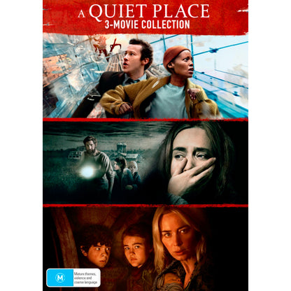 A Quiet Place: 3-Movie Collection (A Quiet Place / A Quiet Place: Part II / A Quiet Place: Day One) DVD Box Set