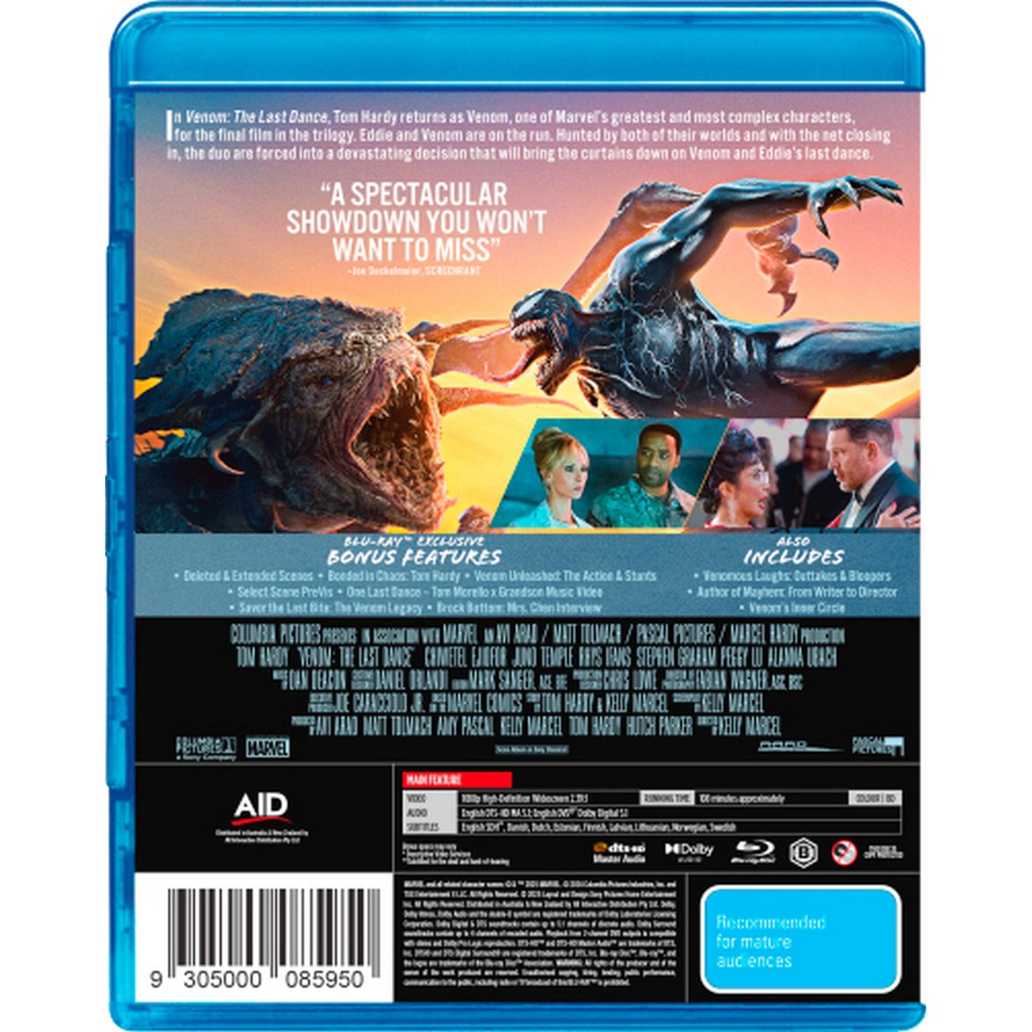 Venom: The Last Dance Blu-Ray