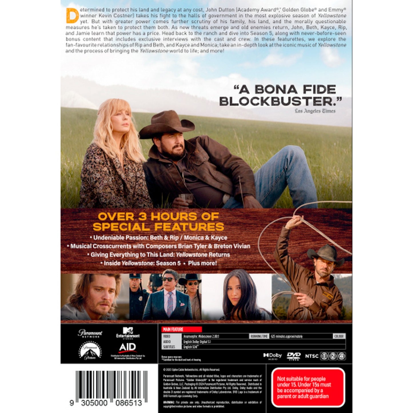 Yellowstone: Season 5 (Part 1) DVD