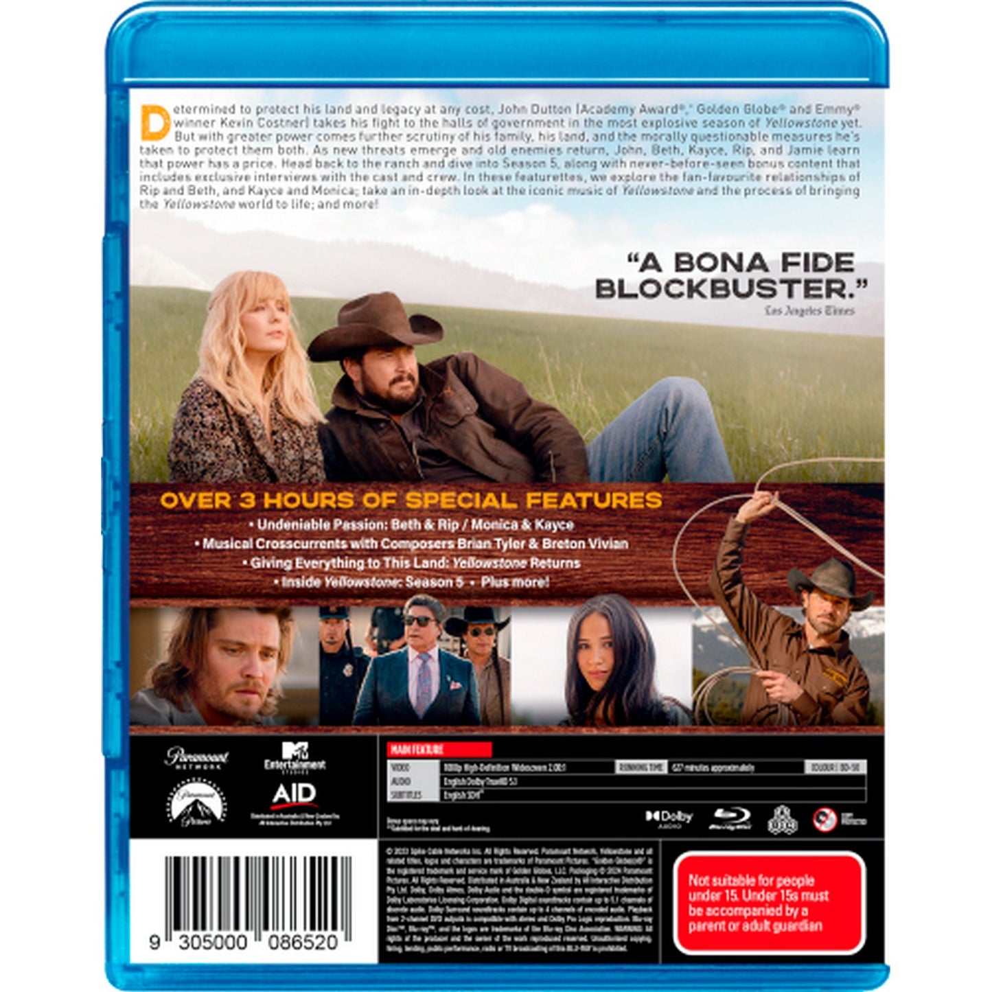 Yellowstone: Season 5 (Part 1) Blu-Ray