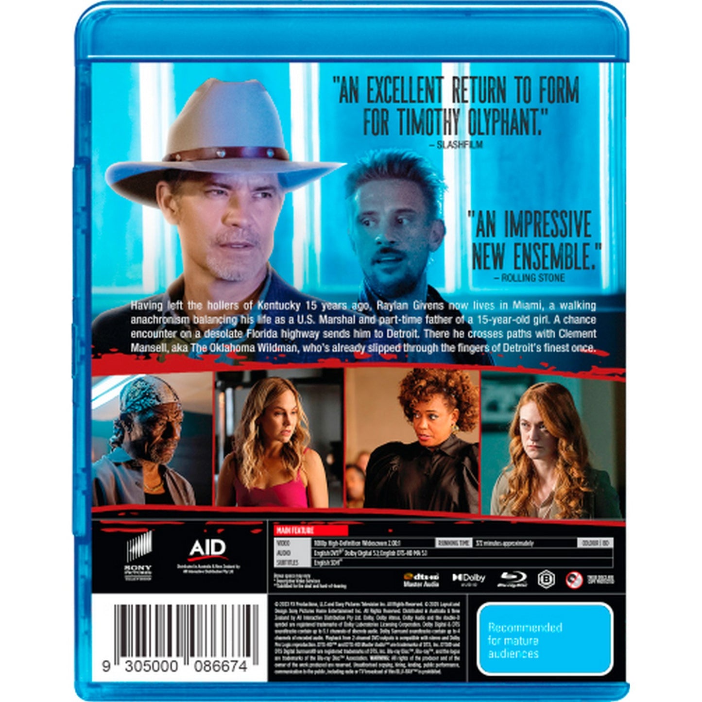 Justified: City Primeval Blu-Ray