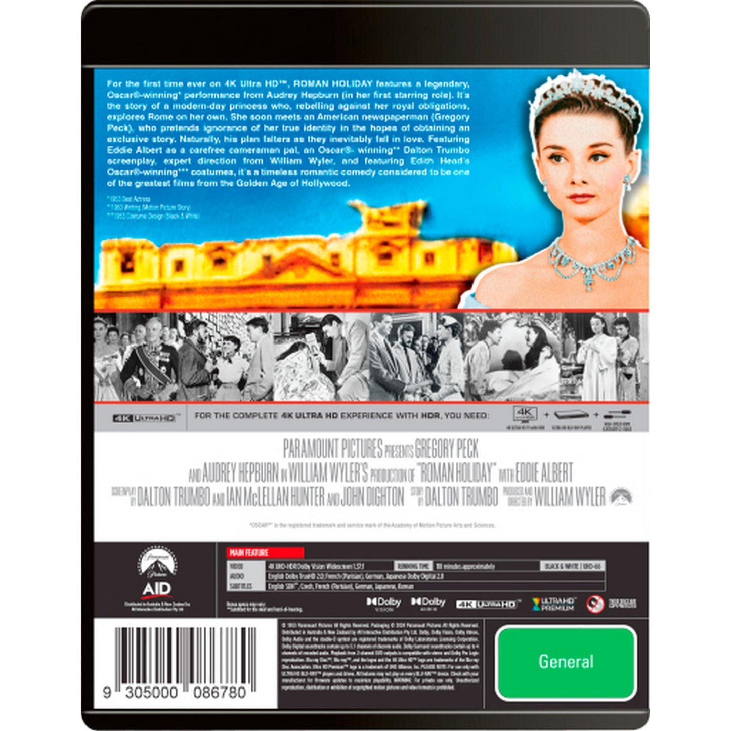 Roman Holiday 4K UltraHD