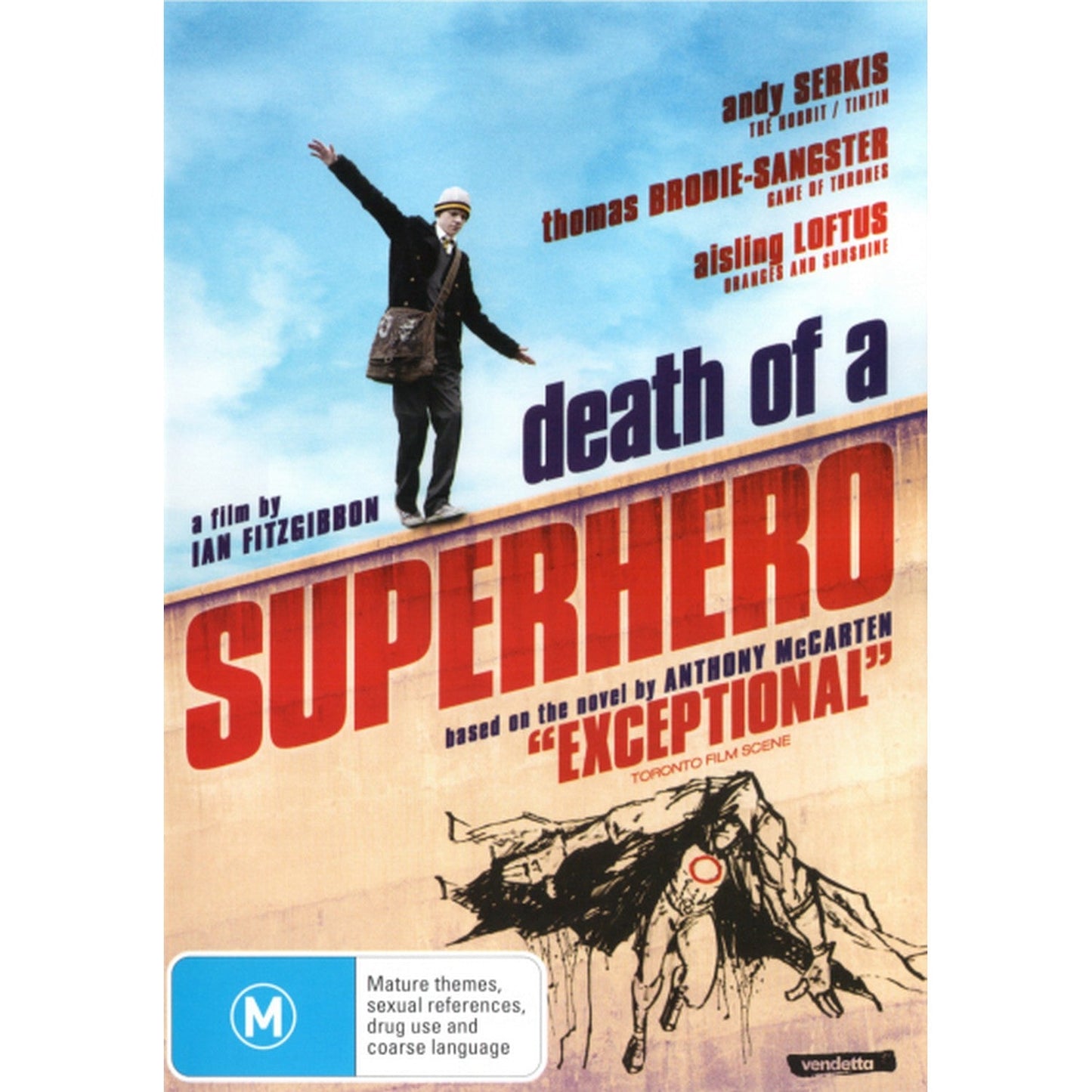 Death of a Superhero DVD