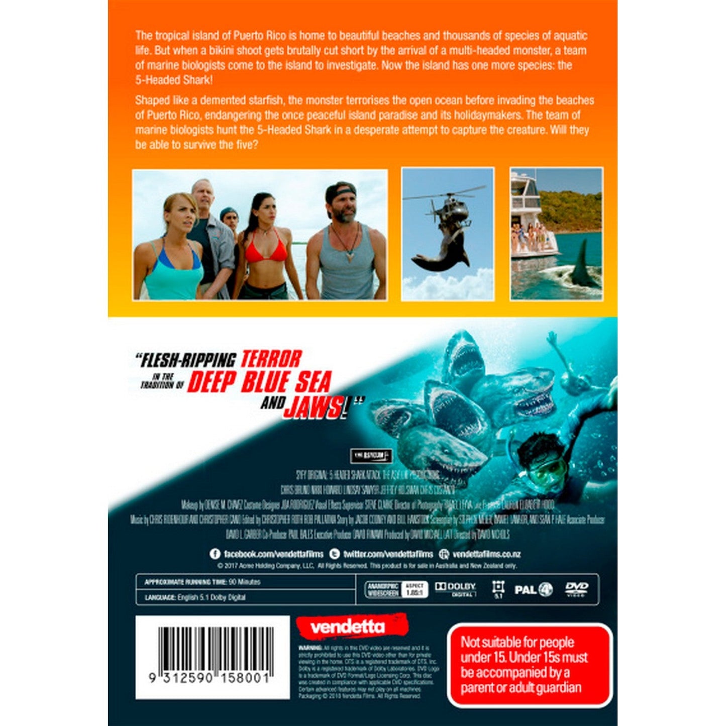 5-Headed Shark Attack DVD