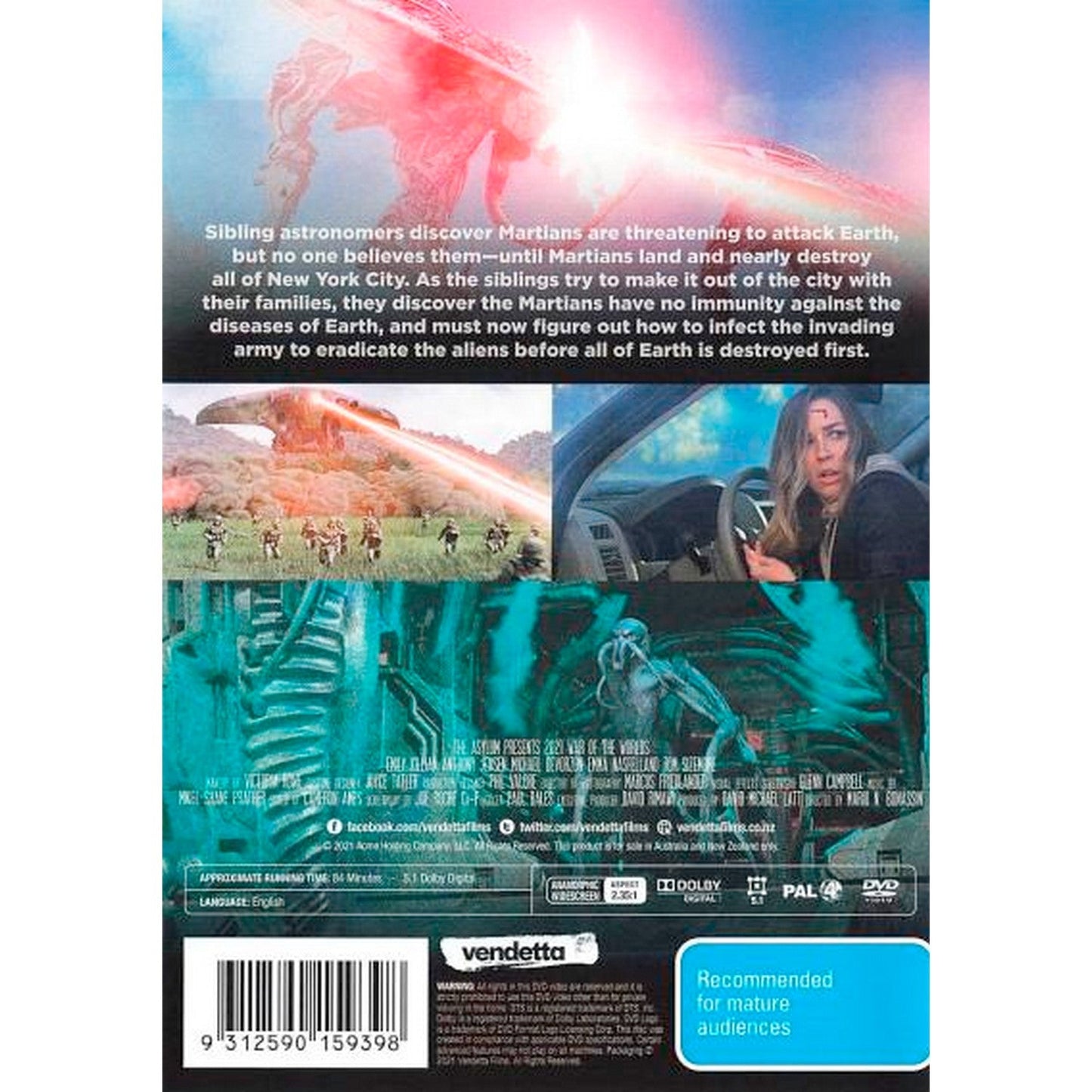 2021 War of the Worlds DVD