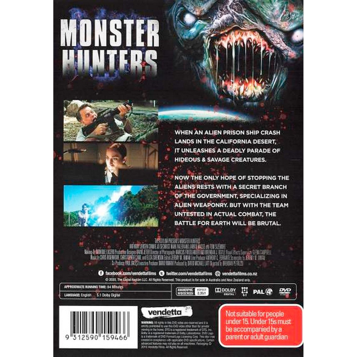 Monster Hunters DVD