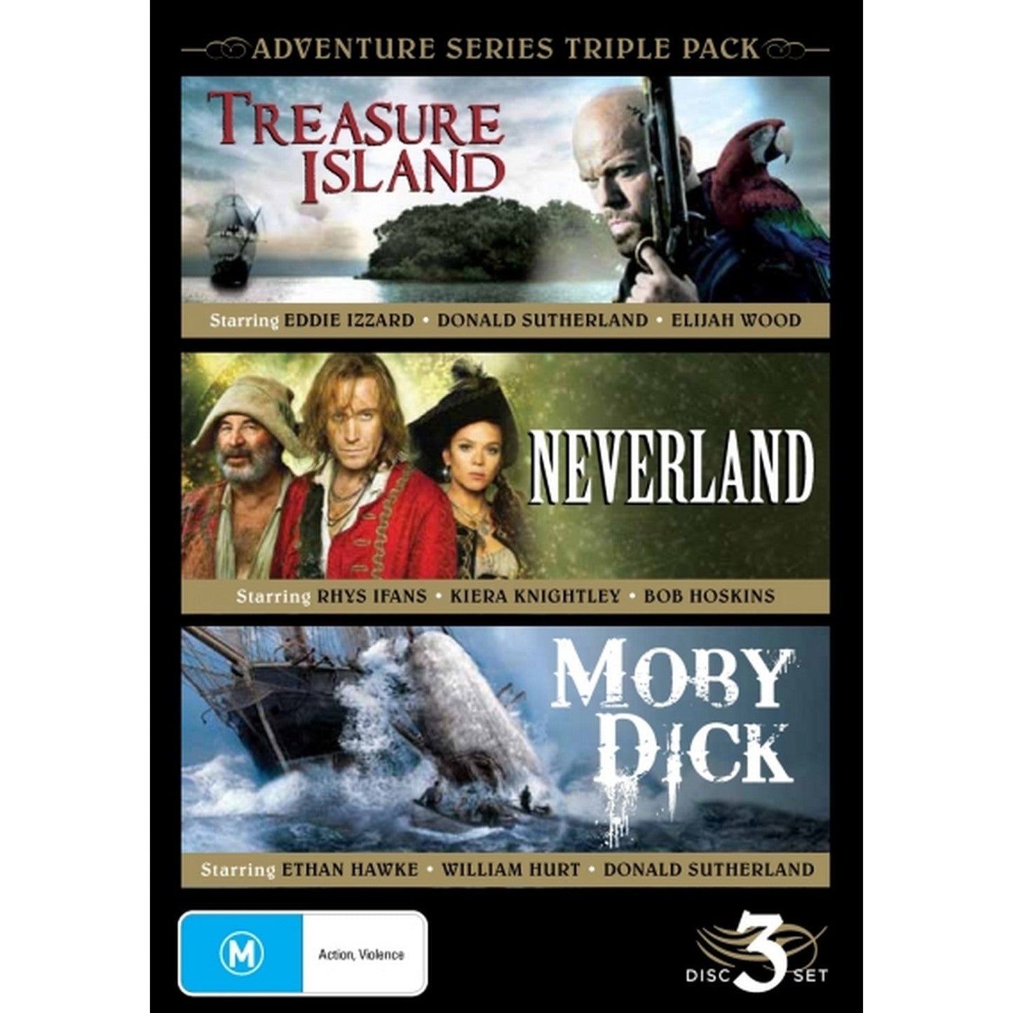 Adventure Series Box Set - Neverland/Moby Dick/Treasure Island DVD Box Set