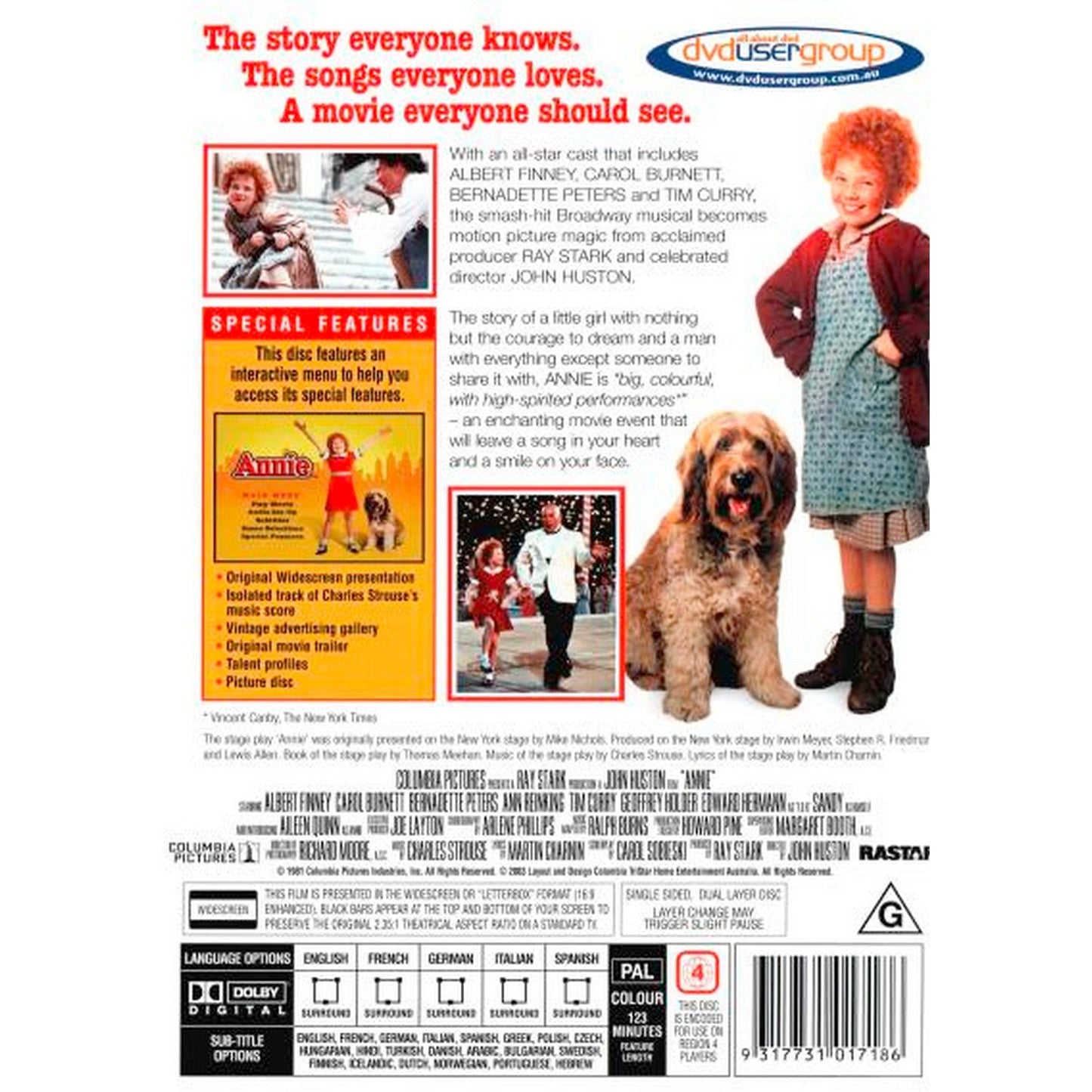 Annie (1982) DVD